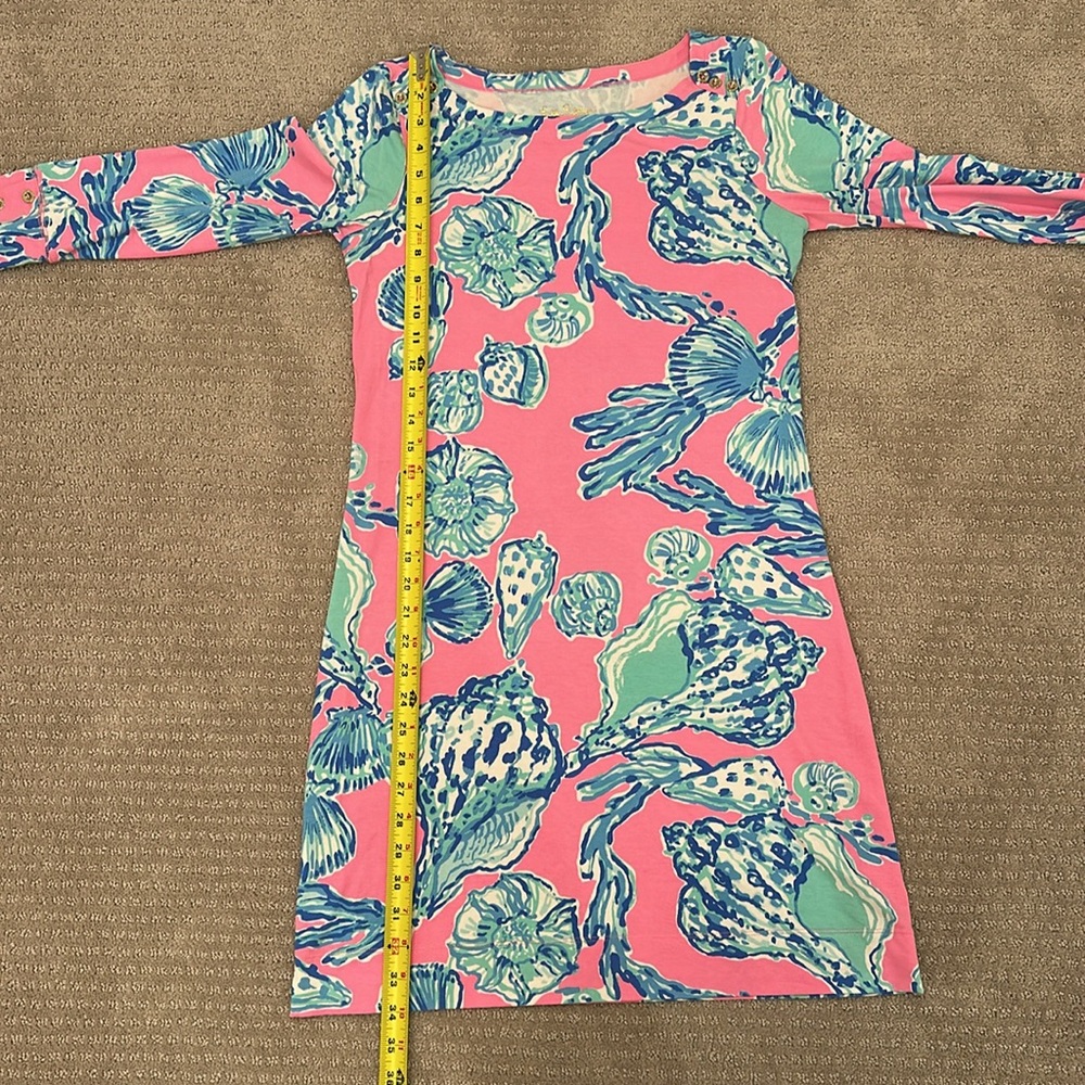 Lily Pulitzer Sophie Shift Dress 3/4 sleeve - Small - Picture 13 of 14